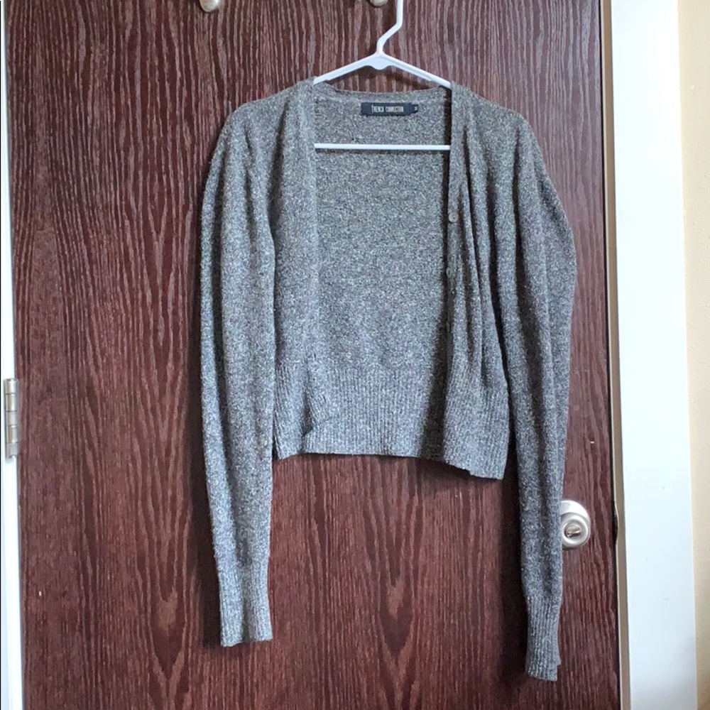 Grey cardigan